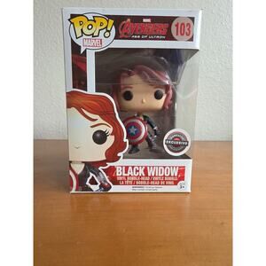 Funko Pop Marvel - Black Widow (w/ Shield) - GameStop (Exclusive) #103